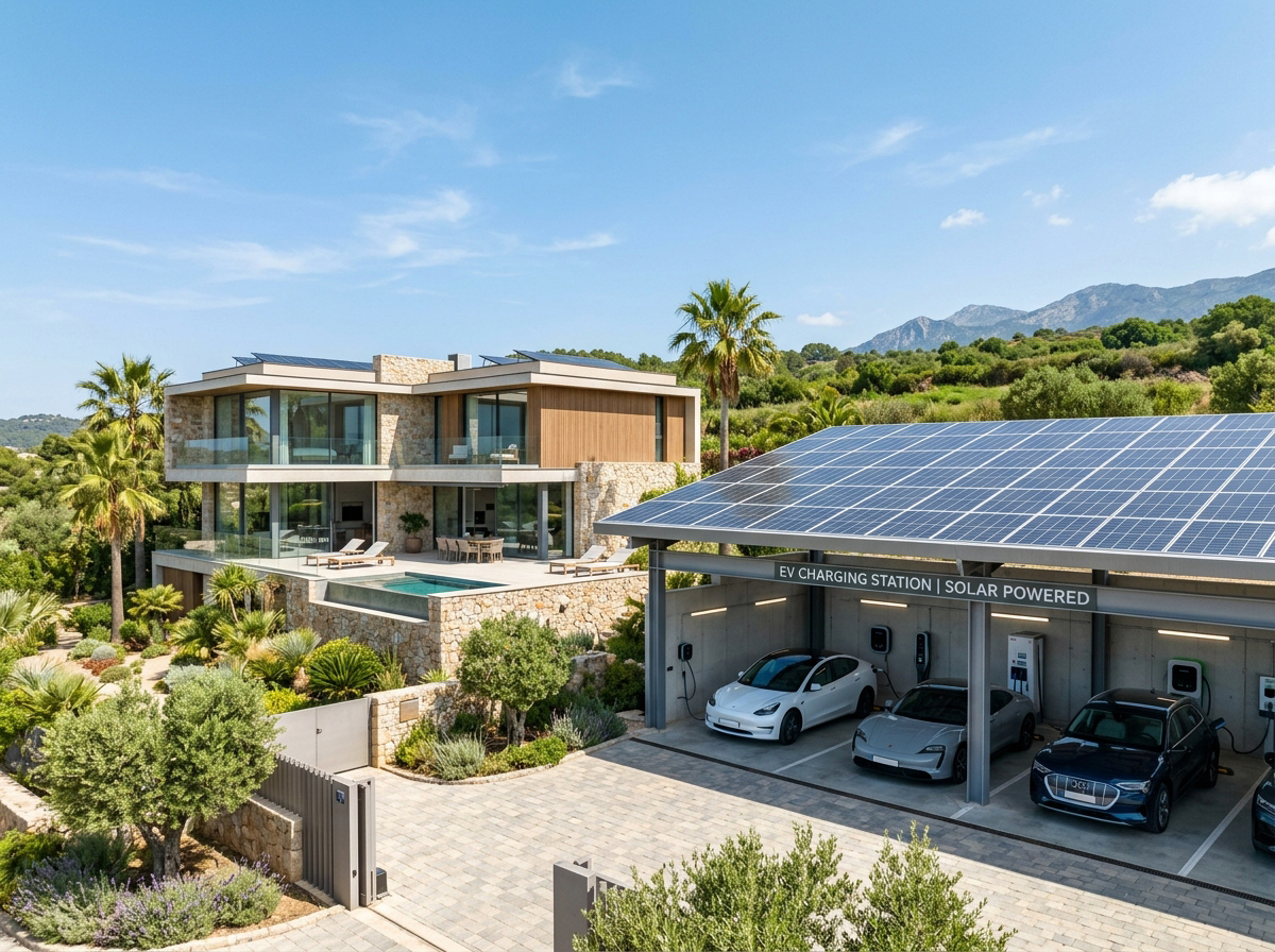 Villa ve Otopark Elektrikli Araç Şarj İstasyonu
